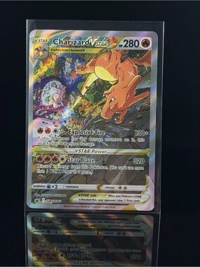 Pokemon Charizard VSTAR Holo Card